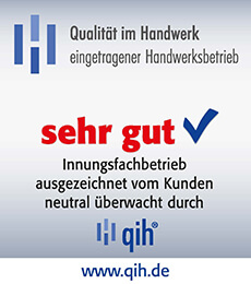 qih (Qualität im Handwerk): Note Sehr Gut